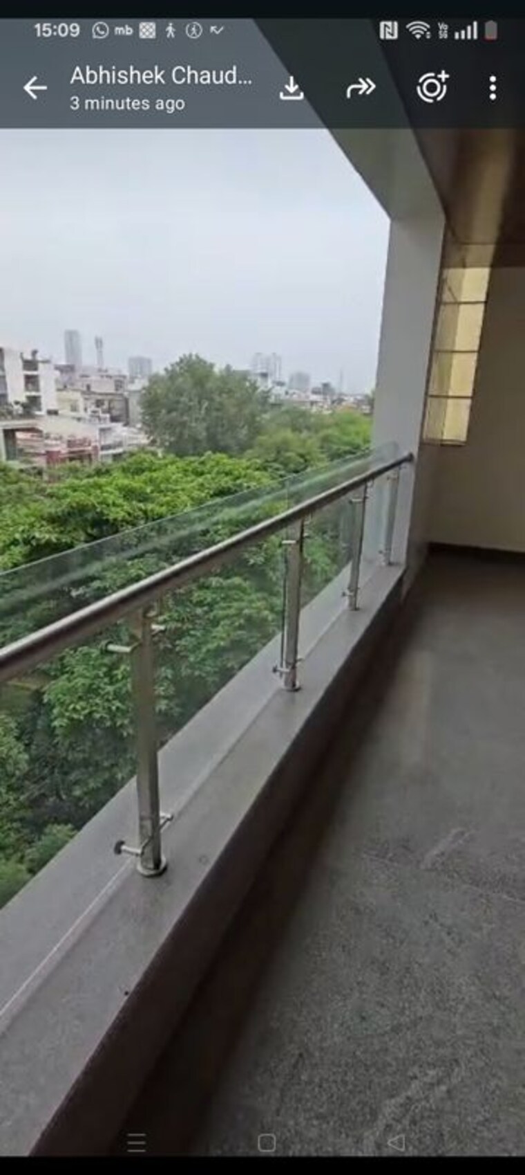 Balcony, sector 1 vaishali 5 Bedroom 435 Sq.Yd. Builder Floor In Sector 1 Vaishali Ghaziabad 10619831
