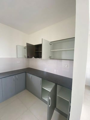 Kitchen in 3 BHK Apartment at Godrej Aqua, International Airport Road – for Rent