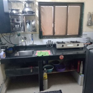 Kitchen in 1 BHK Apartment at Mountain Breeze, Powai – for Rent