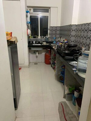 Kitchen in 1.5 BHK Apartment at Lodha Amara, Kolshet Road – for Rent