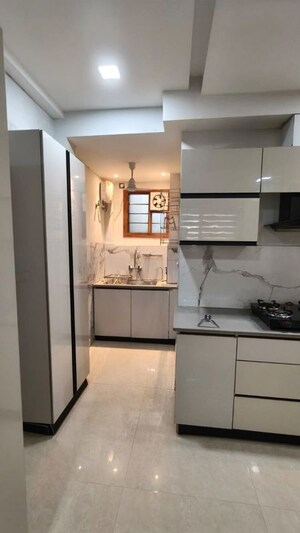Kitchen in 3 BHK Builder Floor at BPTP Parkland Pride, Sector 77 – for Rent