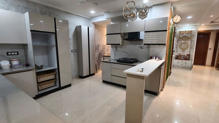Kitchen, bptp-parkland-pride 3 Bedroom 250 Sq.Yd. Builder Floor In Sector 77 Faridabad 10619917