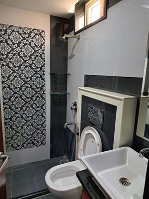 Bathroom in 3 BHK Apartment at Film Nagar – for Rent