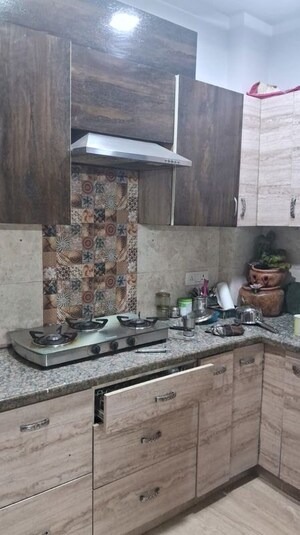 Kitchen in 2 BHK Builder Floor at Subhash Nagar – for Rent