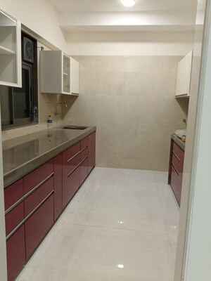 Kitchen in 3 BHK Apartment at Shree Suraj Park Grandeur, Vile Parle West – for Rent
