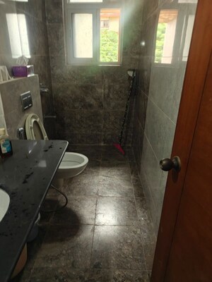Bathroom in 3 BHK Apartment at Caranzalem – for Rent