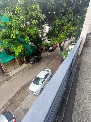 Balcony in 3 BHK Builder Floor at Malviya Nagar – for Rent