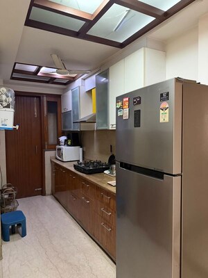 Kitchen in 2 BHK Builder Floor at Subhash Nagar – for Rent