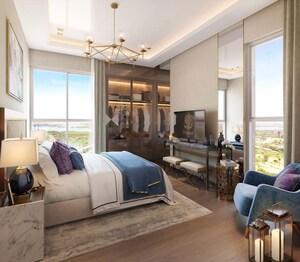 Bedroom in 1.5 BHK Apartment at Piramal Vaikunth, Balkum Pada – for Rent