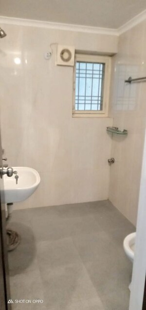Bathroom in 3 BHK Apartment at Vasant Kunj – for Rent