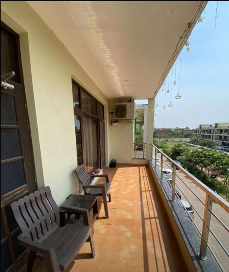 Balcony, kharar landran road 3 Bedroom 1300 Sq.Ft. Builder Floor In Kharar Landran Road Mohali 10619959