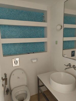 Bathroom in 2 BHK Apartment at Lodha Fiorenza, Goregaon East – for Rent
