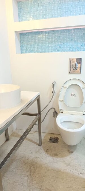 Bathroom in 3 BHK Apartment at Lodha Fiorenza, Goregaon East – for Rent