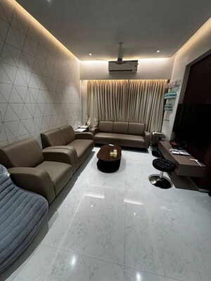 Living Room in 3 BHK Apartment at Jrle The Amazing, Khar West – for Rent