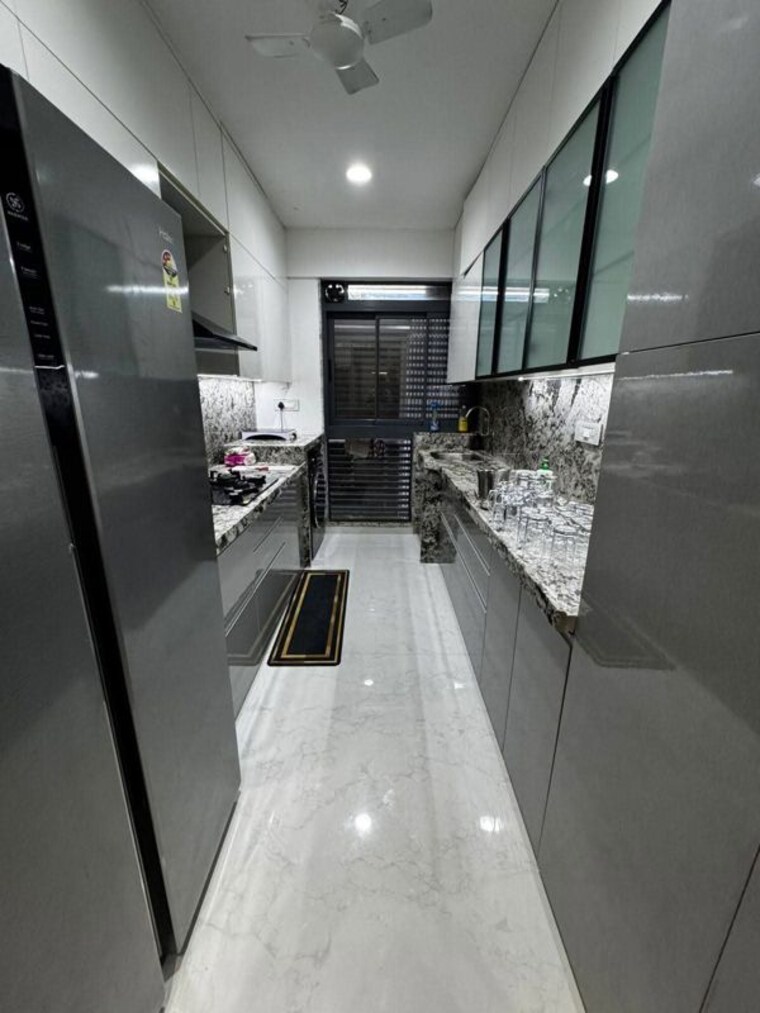 Kitchen, jrle-the-amazing 3 Bedroom 1250 Sq.Ft. Apartment In Khar West Mumbai 10620141