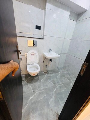 Bathroom in 1 RK Builder Floor at Saket – for Rent