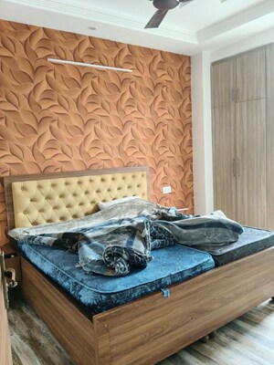 Bedroom in 3 BHK Builder Floor at Aman Vihar – for Rent