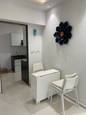 Staircase in 2 BHK Apartment at Rustomjee Urbania Azziano, Thane West – for Rent