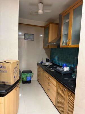 Kitchen in 2 BHK Apartment at Marine Drive – for Sale