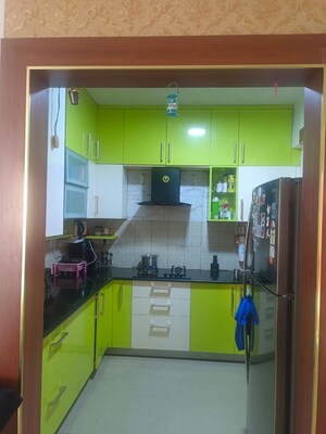 Kitchen in 3 BHK Apartment at Provident Harmony, Thanisandra Main Road – for Rent