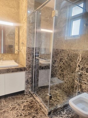 Bathroom in 4 BHK Builder Floor at Green Park Extension – for Sale