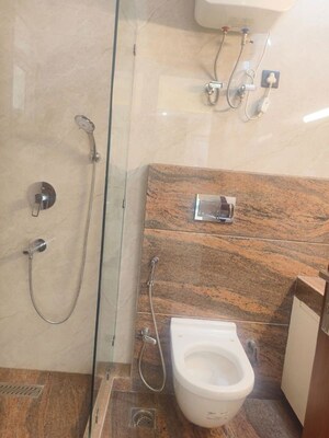 Bathroom in 4 BHK Builder Floor at Green Park Extension – for Sale