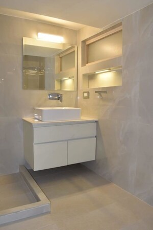Bathroom in 2 BHK Builder Floor at Malviya Nagar – for Rent
