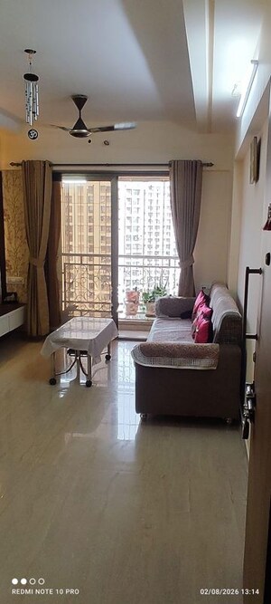 Living Room in 2 BHK Apartment at Palacia Kingston, Thane West – for Rent
