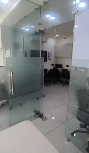 Bathroom in  Office Space at Vastrapur – for Rent
