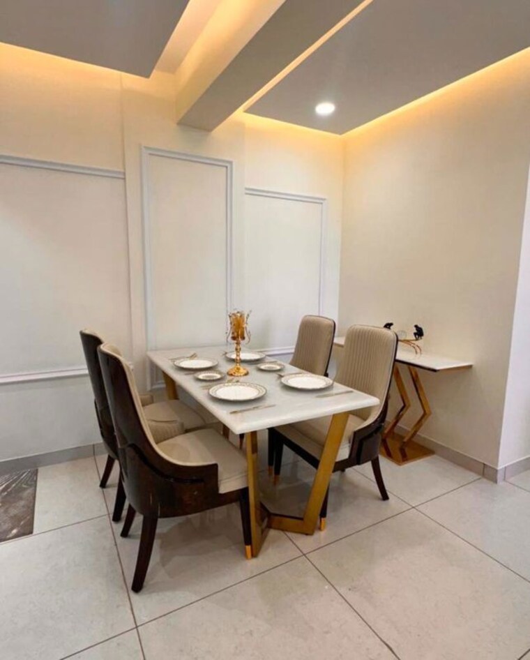 Dining area, the-suman-marvelous 3 Bedroom 1745 Sq.Ft. Apartment In Ramgarh Bhudda Zirakpur 10620313