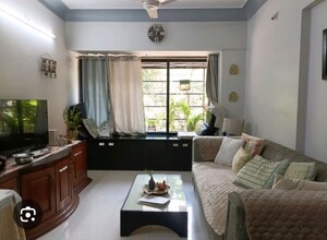 Living Room in 1 BHK Apartment at Sankalp II, Malad East – for Rent