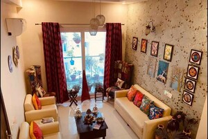Living Room in 3 BHK Apartment at Motiaz Royal Citi, Ambala Highway – for Rent