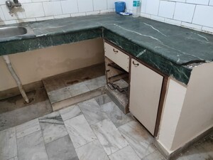 Kitchen in 2 BHK Apartment at Shipra Suncity, Vaibhav Khand – for Rent