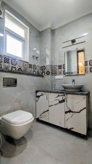 Bathroom in 2 BHK Builder Floor at Saket – for Rent