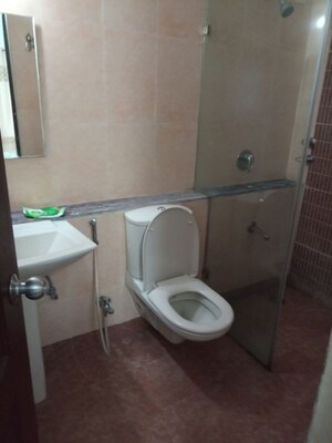 Bathroom in 2.5 BHK Apartment at Bhusari Colony – for Rent