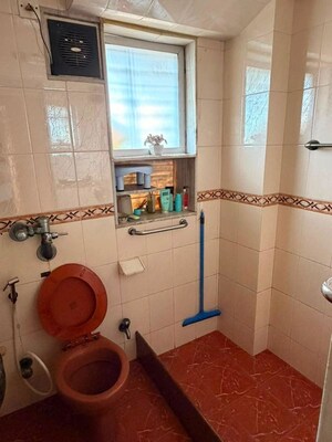 Bathroom in 1 BHK Apartment at Galactica Apartment, Andheri West – for Sale