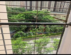Balcony in 1 BHK Apartment at Runwal Eirene, Balkum Pada – for Rent