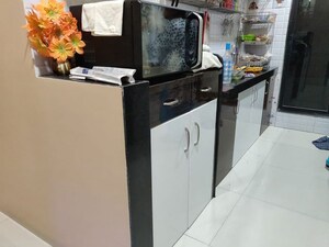 Kitchen in 3 BHK Apartment at Sai Shelter, Vasai East – for Sale