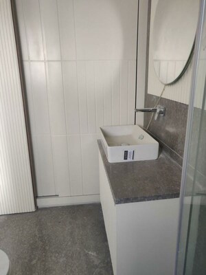 Bathroom in 4 BHK Builder Floor at Golf Course Extension – for Rent