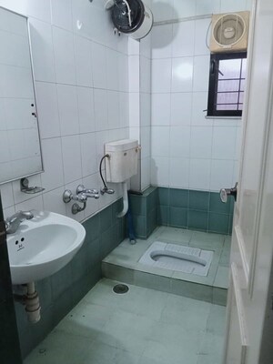 Bathroom in 1 BHK Apartment at Hiranandani Estate Brentford, Ghodbunder Road – for Rent