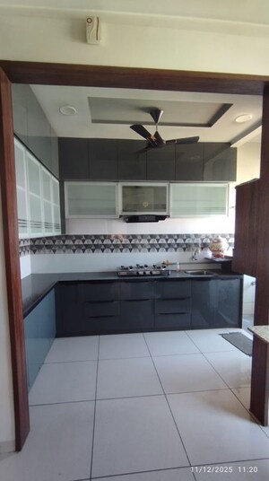 Kitchen in 3 BHK Apartment at Rajyash Reevanta, Vasna – for Sale