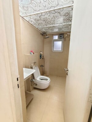 Bathroom in 3 BHK Apartment at Puranik Rumah Bali, Ghodbunder Road – for Rent