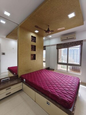 Bedroom in 3 BHK Apartment at Puranik Rumah Bali, Ghodbunder Road – for Rent