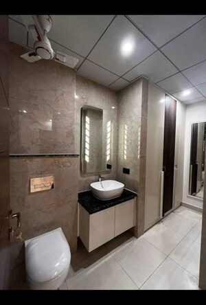 Bathroom in 3 BHK Apartment at Ambience Creacions, Sector 22 – for Rent