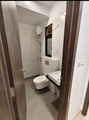 Bathroom in 3 BHK Apartment at Kalpataru Immensa, Kolshet Road – for Rent