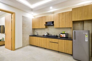 Kitchen in 2 BHK Builder Floor at Sector 57 – for Rent