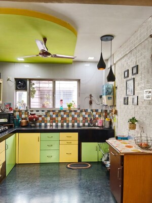 Kitchen in 2 BHK Apartment at Siddharth Nagar Phase 1, Aundh – for Rent
