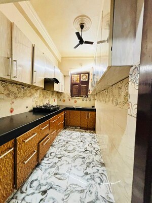 Kitchen in 3 BHK Builder Floor at Green Fields Colony – for Rent