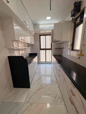 Kitchen in 2 BHK Apartment at Raymond The Address, Pokhran Road No Two – for Rent