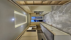 Kitchen in 3 BHK Builder Floor at Jagriti Enclave – for Sale